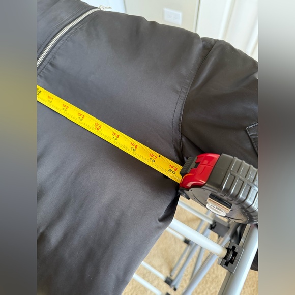 ASOS Black Bomber Jacket (Size S) - Picture 3 of 5